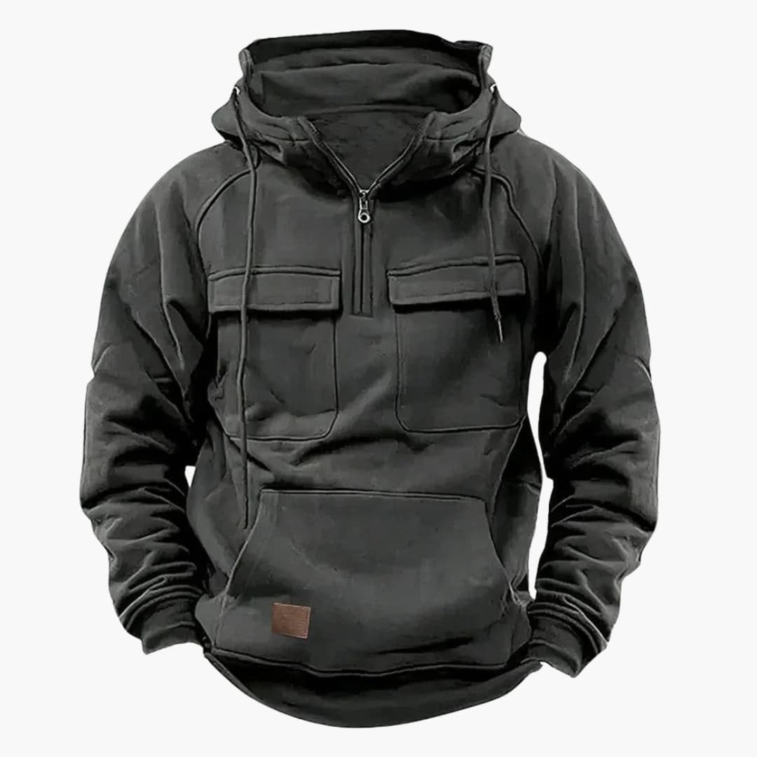 Men's Anorak Hoodie - Gray