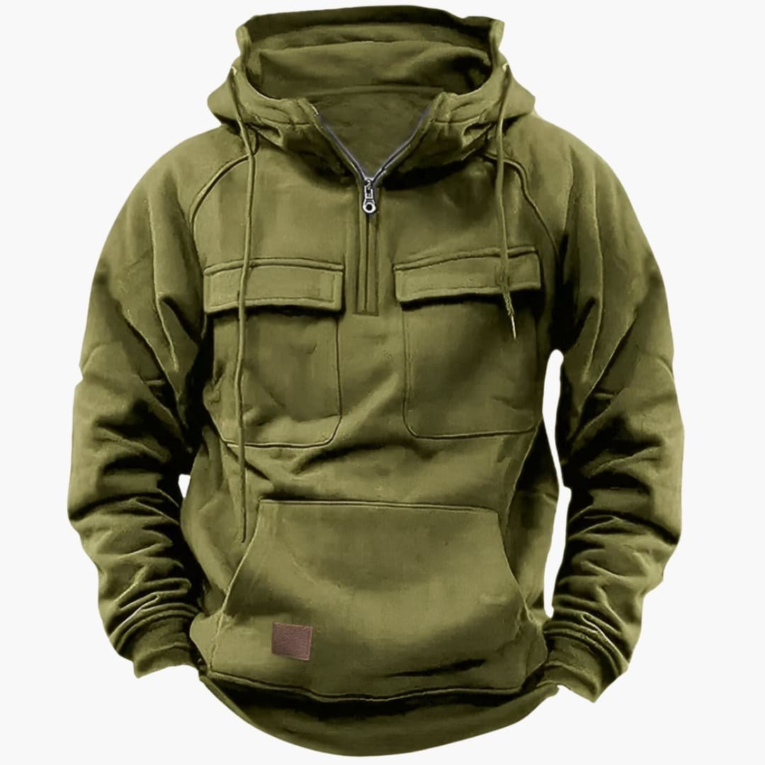 Men's Anorak Hoodie - Green