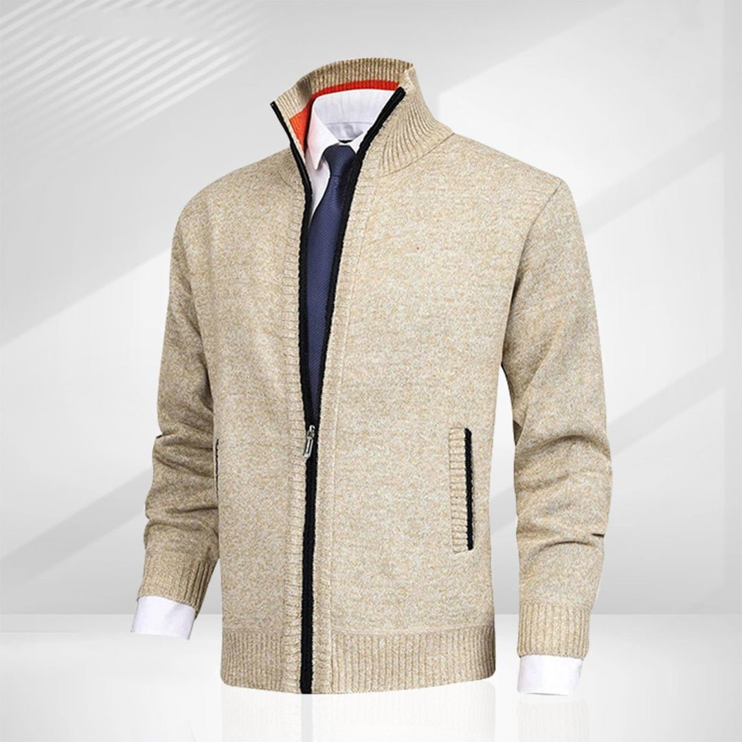 Men's Full-Zip Knit Cardigan