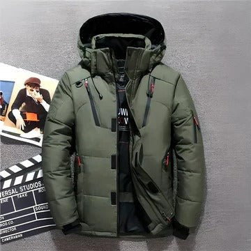 Men's Puffer Jacket - Green