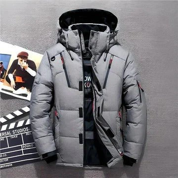 Men's Puffer Jacket - Gray