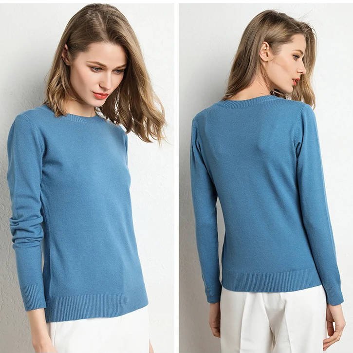 Women's Wool Crew Neck Jumper