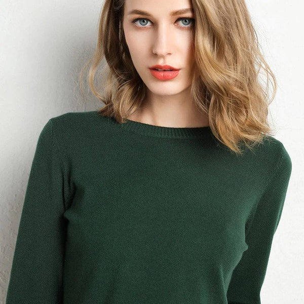 Women's Wool Crew Neck Jumper