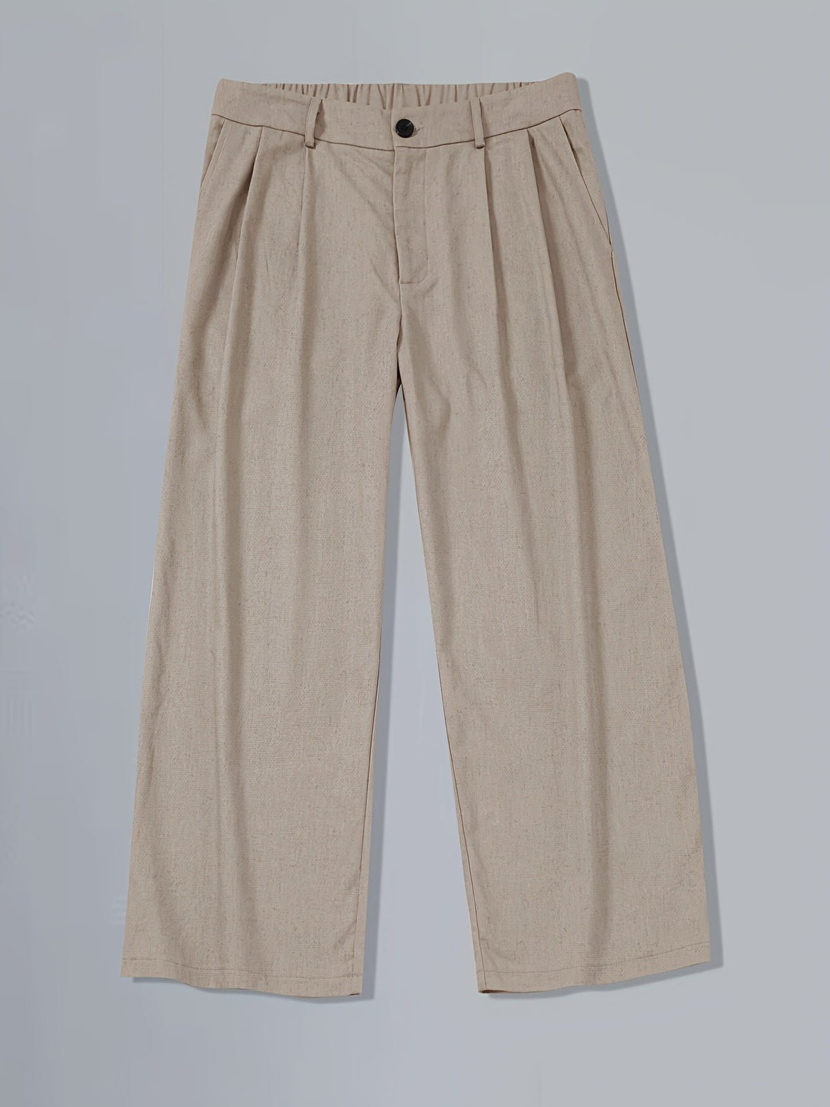 Men's Pleated Wide-Leg Trousers