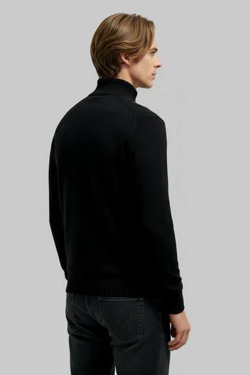 Men's Quarter-Zip Wool Jumper