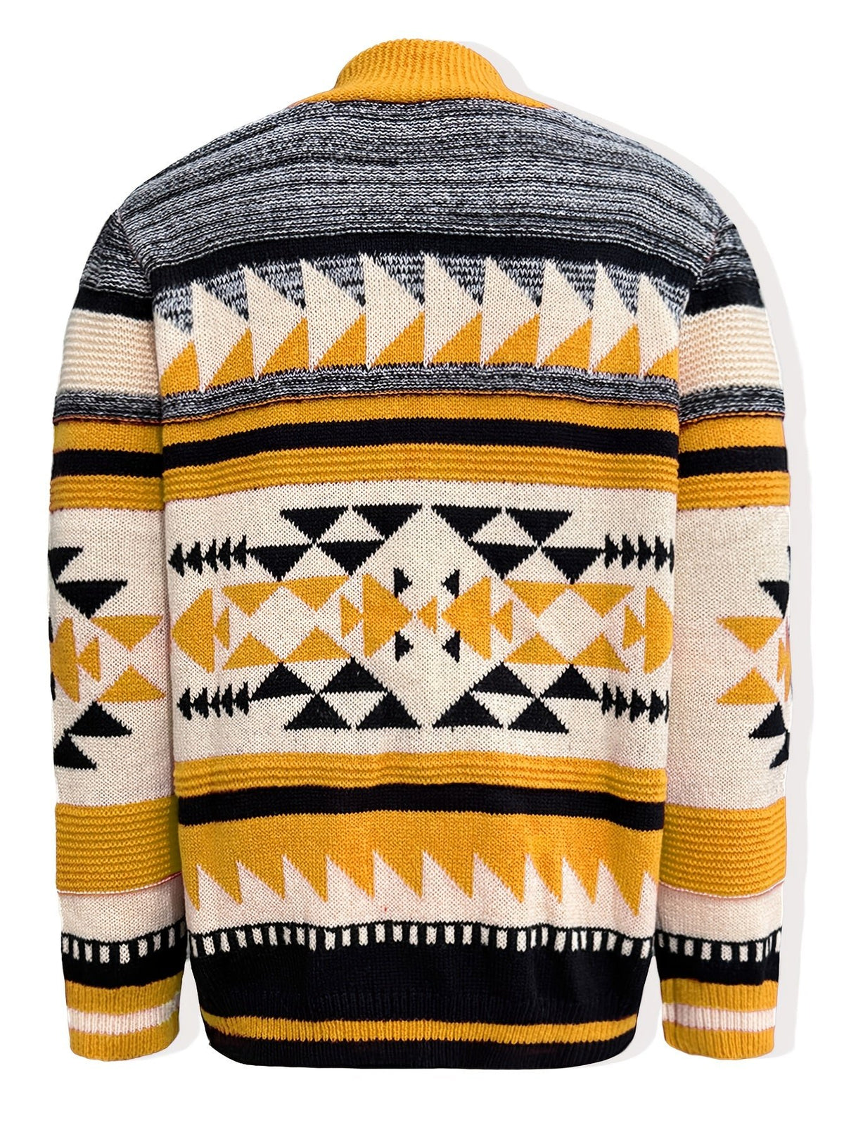 Men's Zip-Up Knit Cardigan
