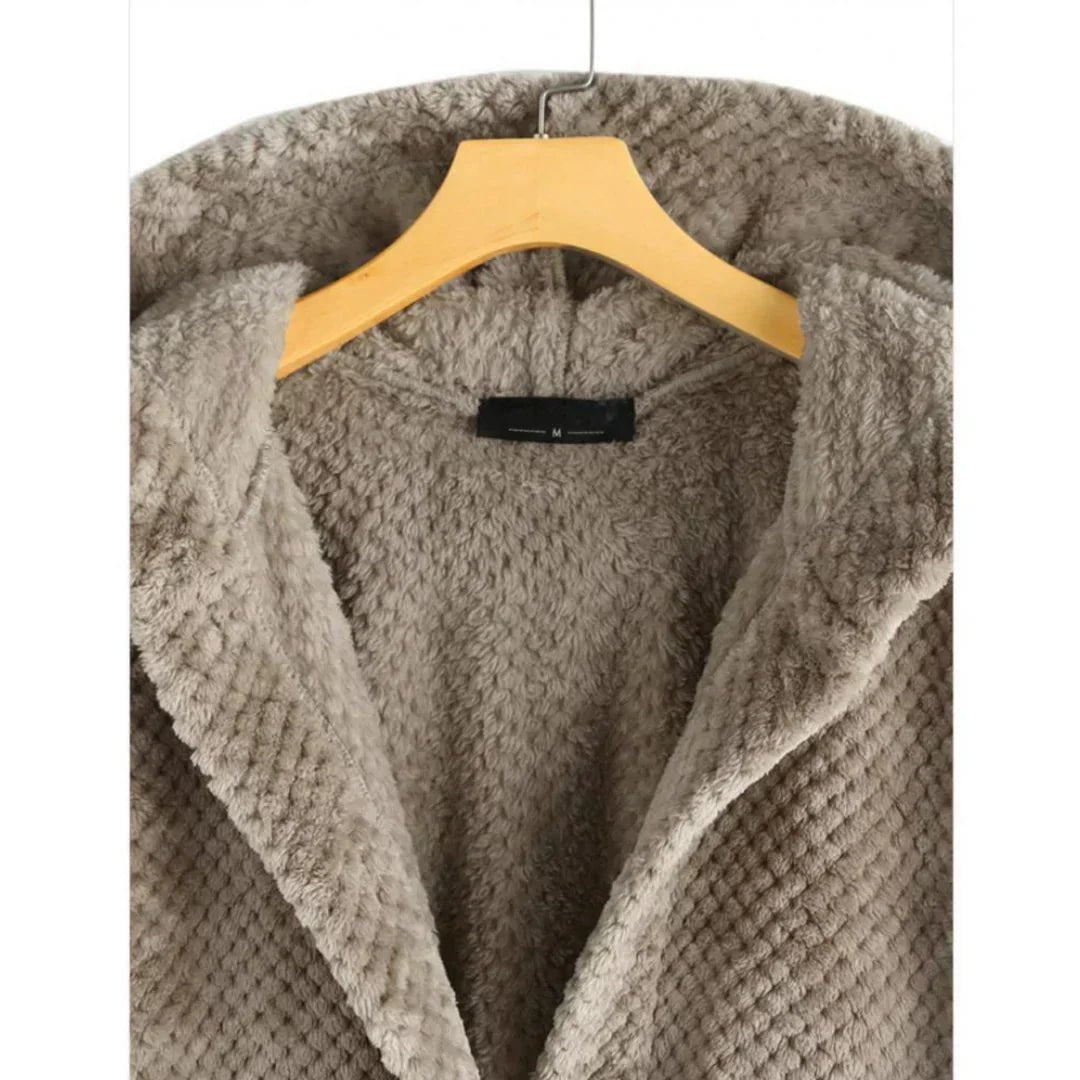 Women's Oversized Corduroy Wool Coat