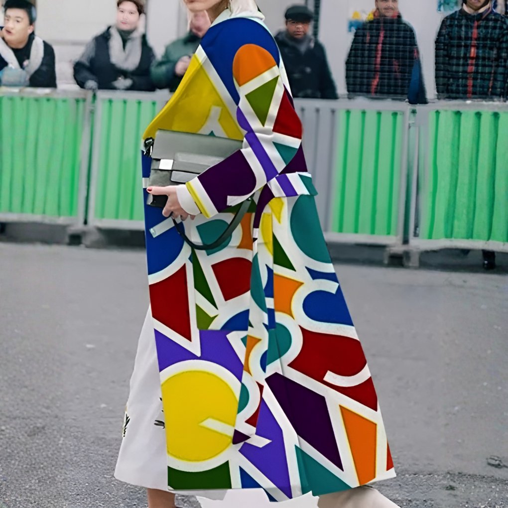 Women's Oversized Longline Wool Coat - Variant - 11