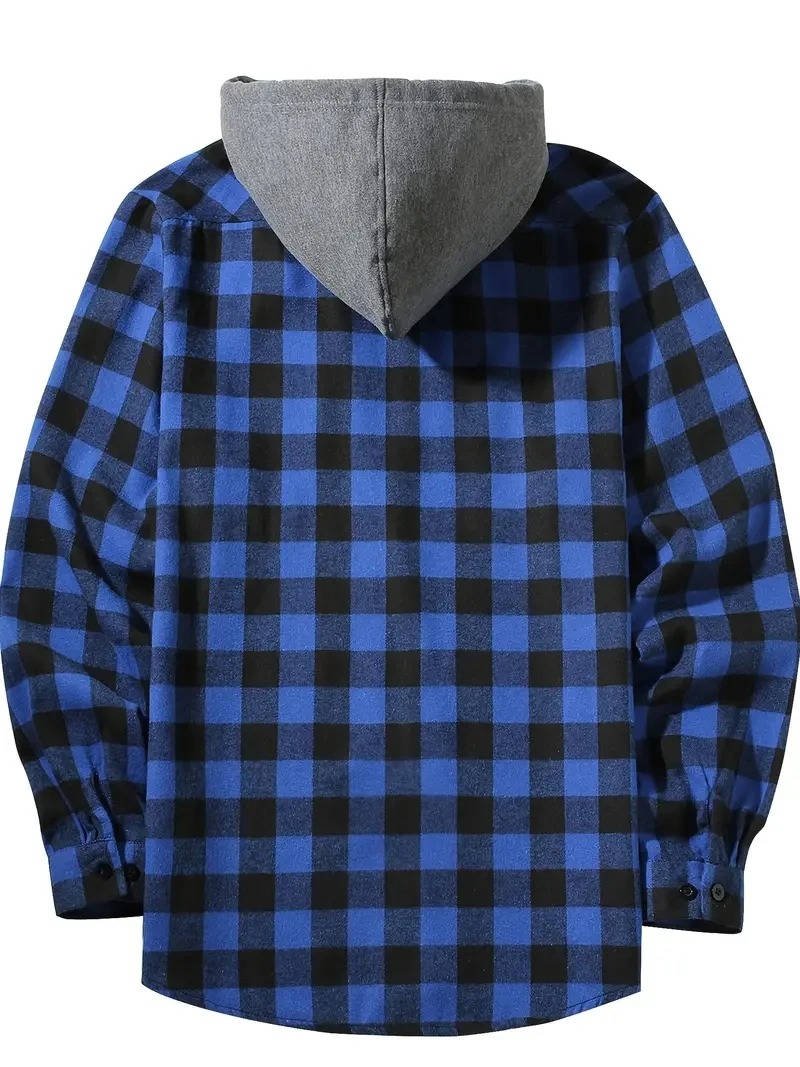 Men's Plaid Shirt Jacket