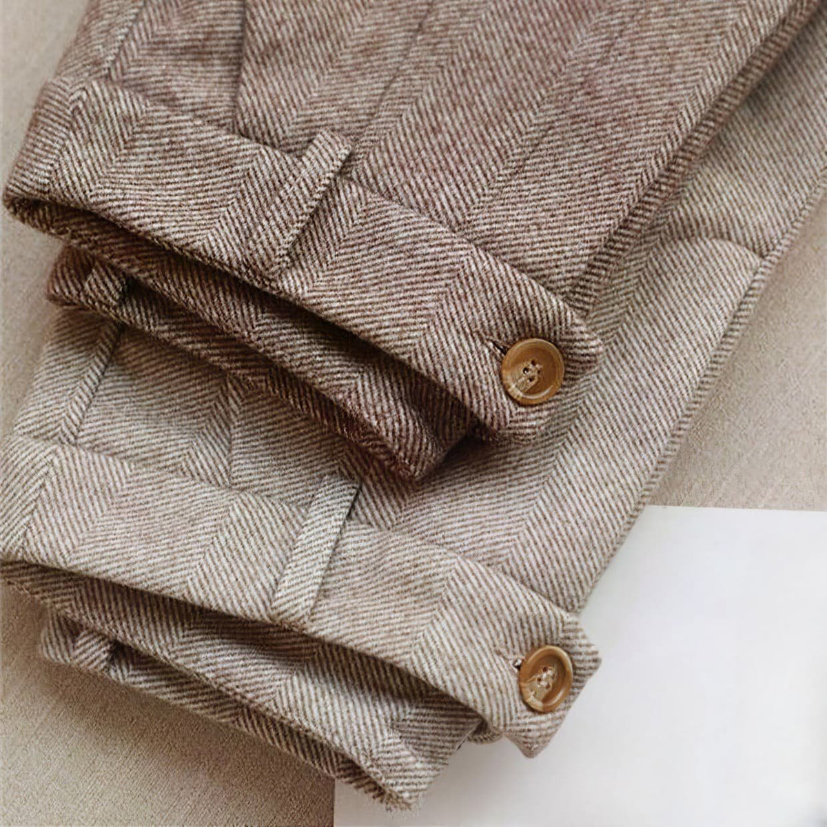 Women's Slim High-Waisted Wool Trousers