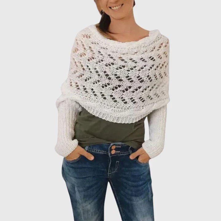 Women's Oversized Knit Wrap Shrug