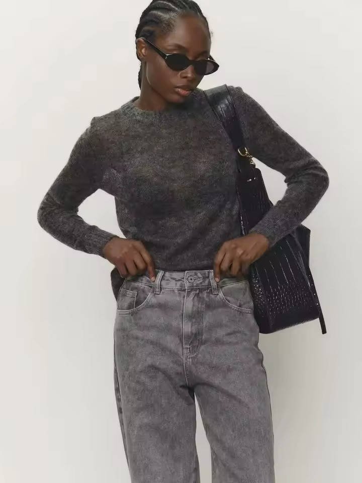 Women's Mohair Crewneck Jumper
