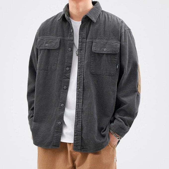 Men's Oversized Corduroy Shirt Jacket