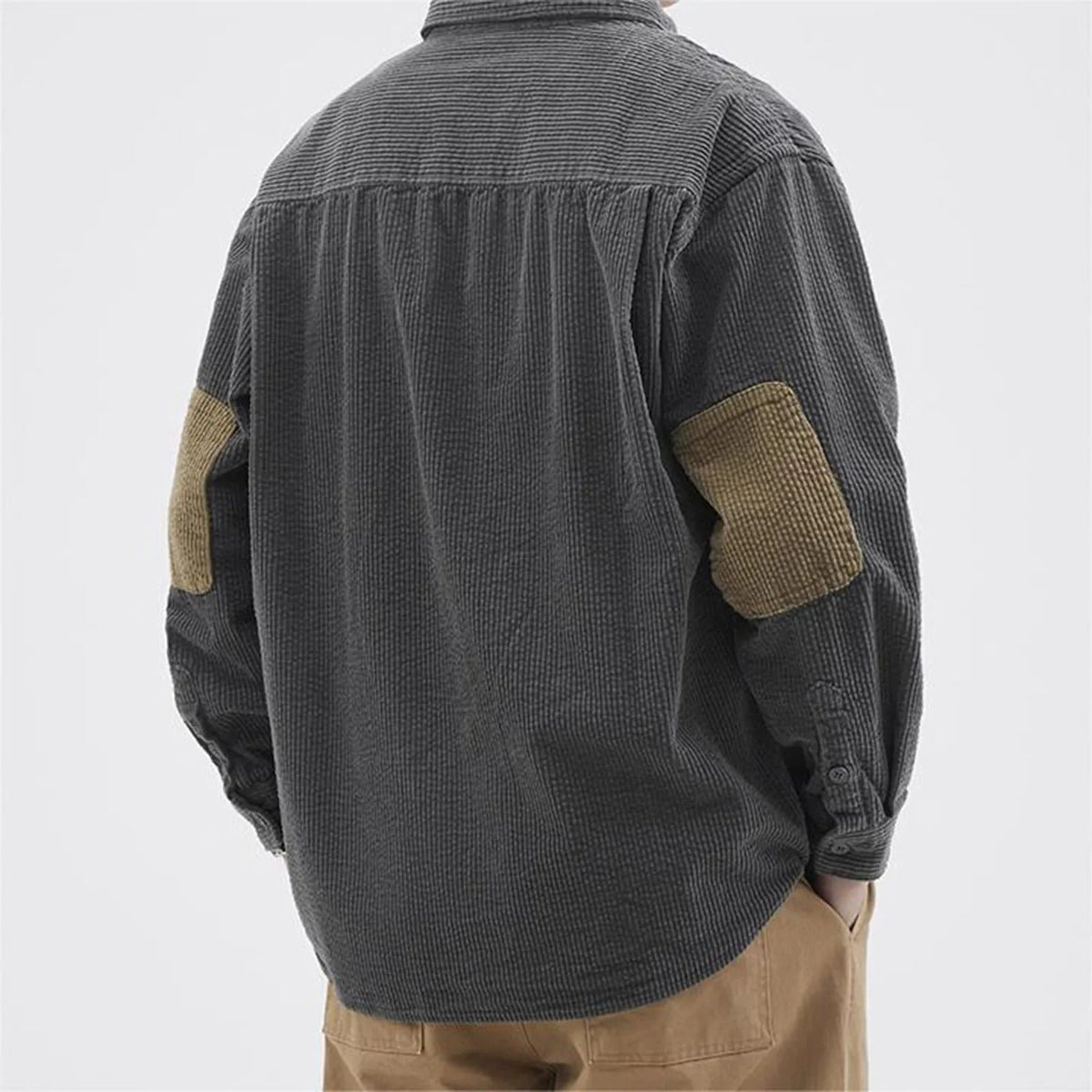 Men's Oversized Corduroy Shirt Jacket