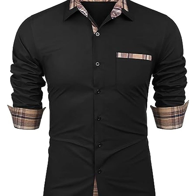 Men's Slim Flannel Shirt