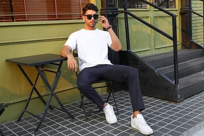 Men's Slim Dress Trousers
