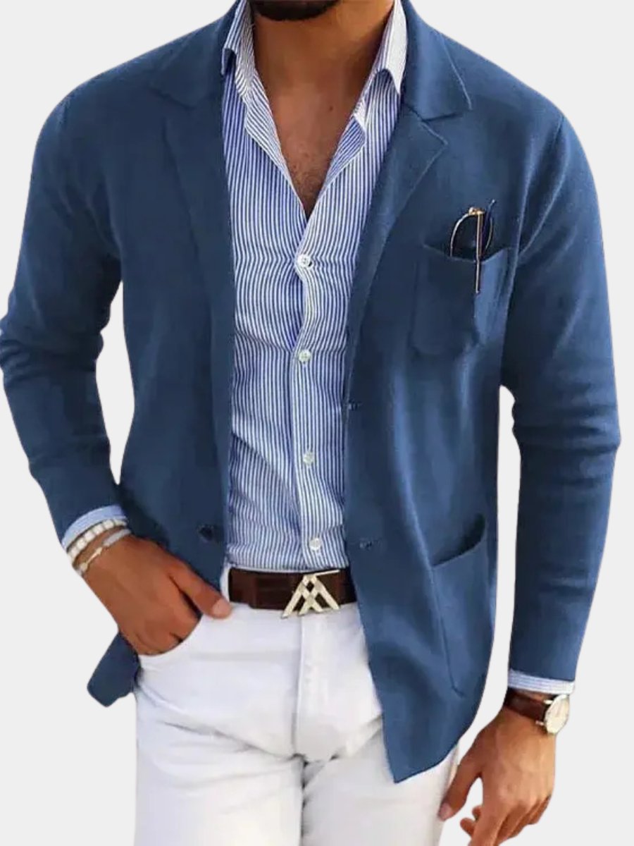 Men's Slim Knit Blazer