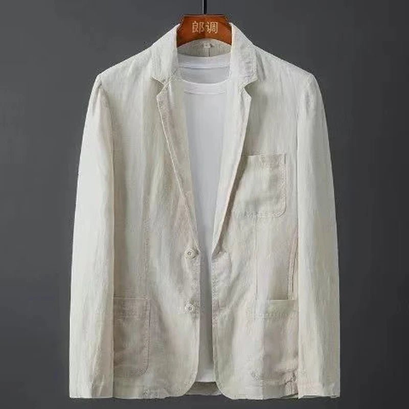 Men's Blazer Jacket - Beige