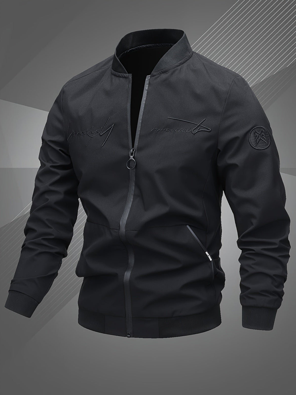 Men's Bomber Jacket - Black