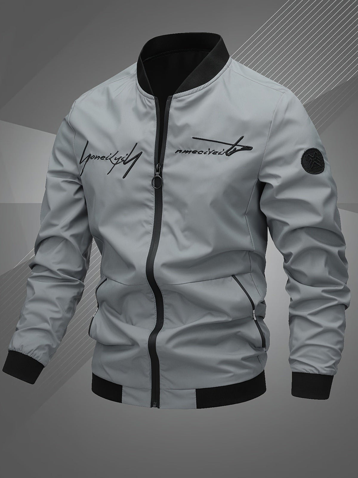 Men's Bomber Jacket - Space Gray