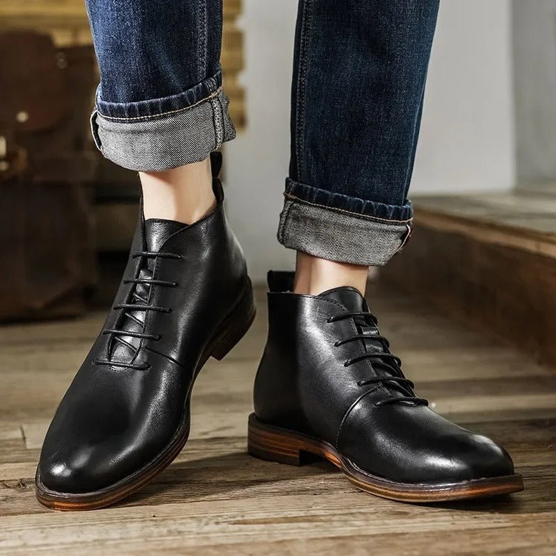 Men's Leather Chukka Boots