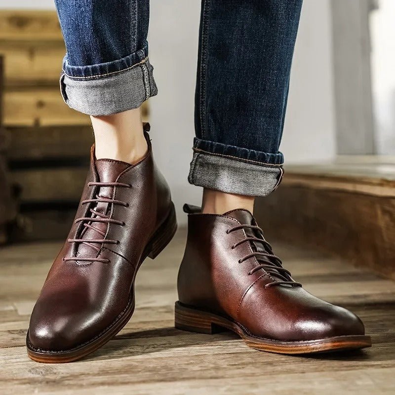 Men's Leather Chukka Boots