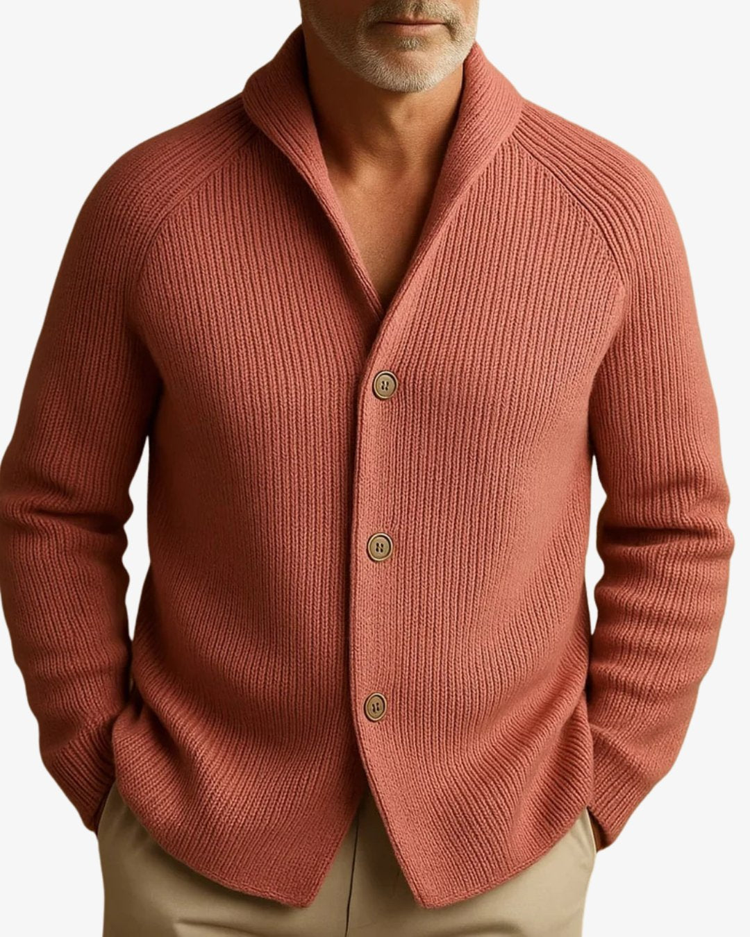 Men's Wool Blazer Cardigan