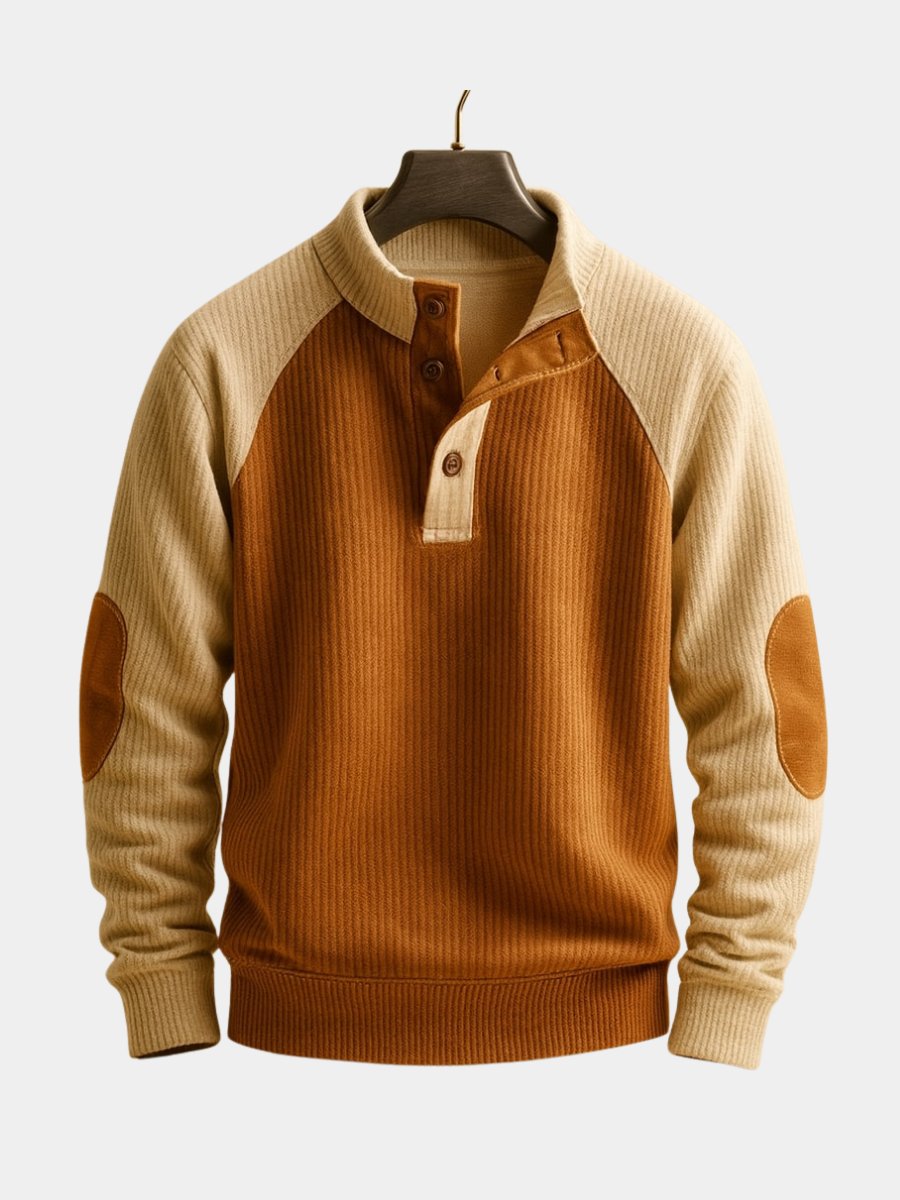 Men's Color-Block Raglan Jumper