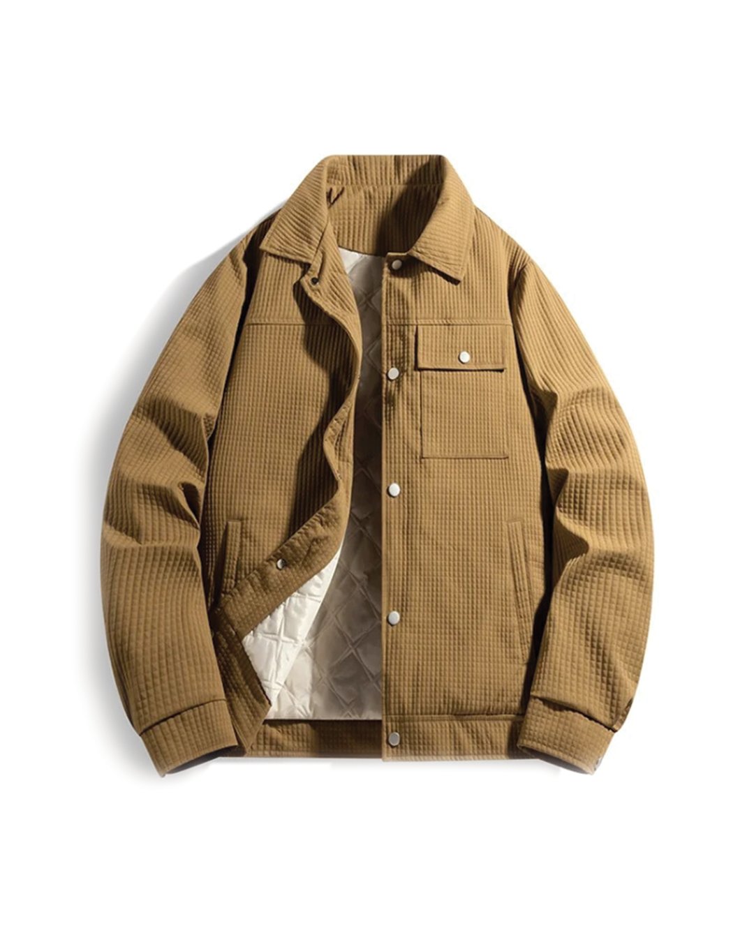 Men's Waffle Oversized Shacket