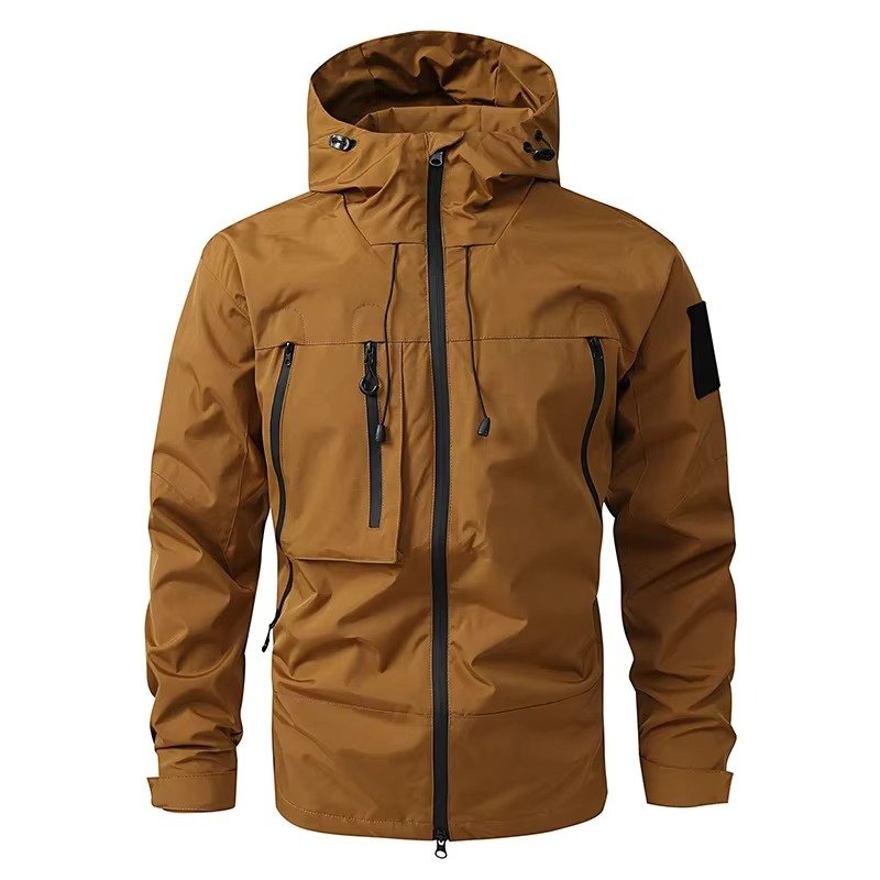 Men's Hooded Utility Windbreaker
