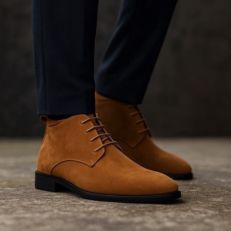 Men's Slim Suede Chukka Boots