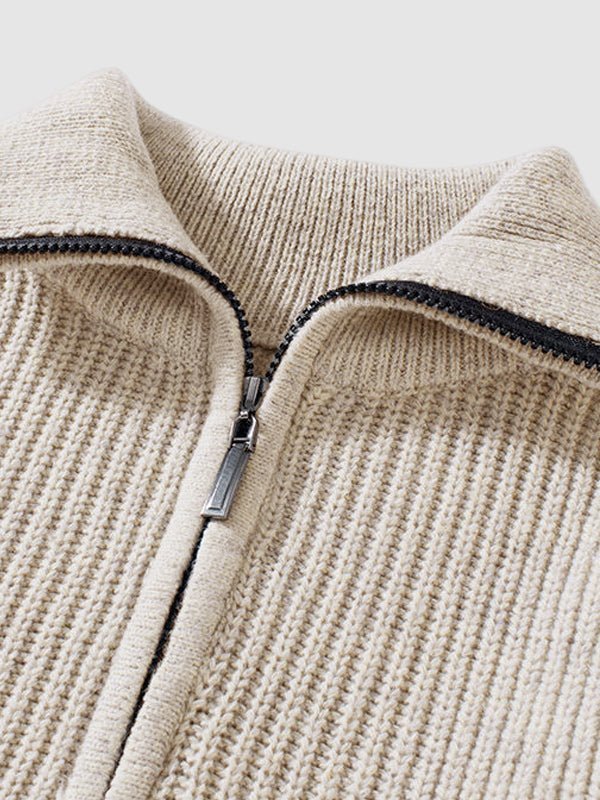 Men's Oversized Quarter-Zip Jumper