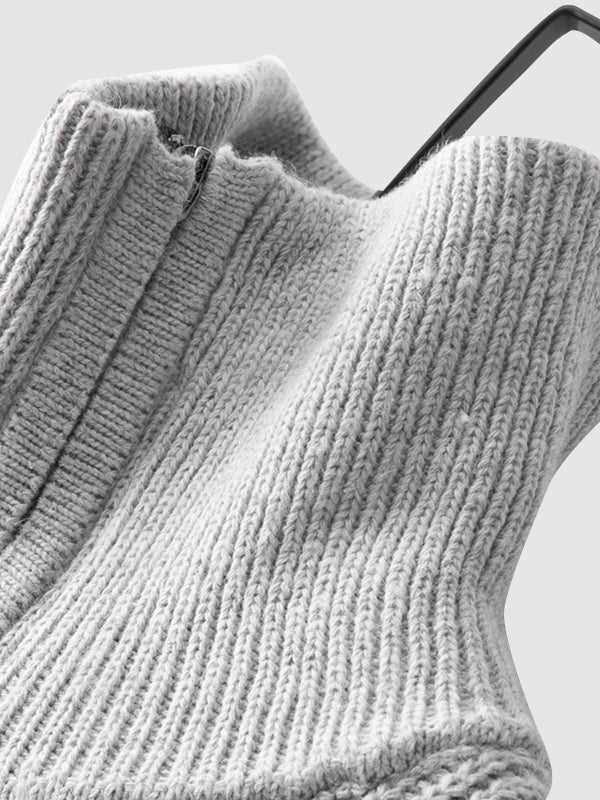 Men's Oversized Quarter-Zip Jumper