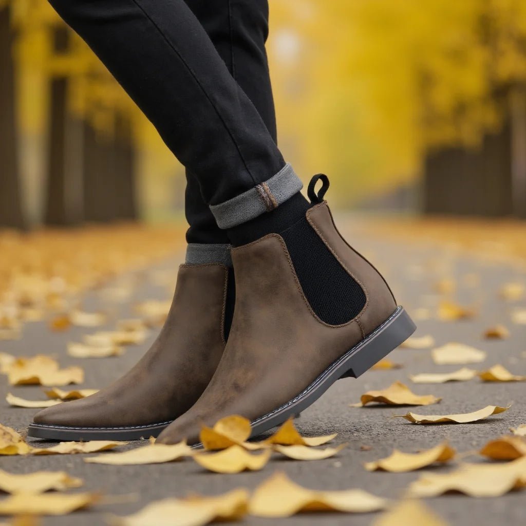 Men's Leather Chelsea Boots